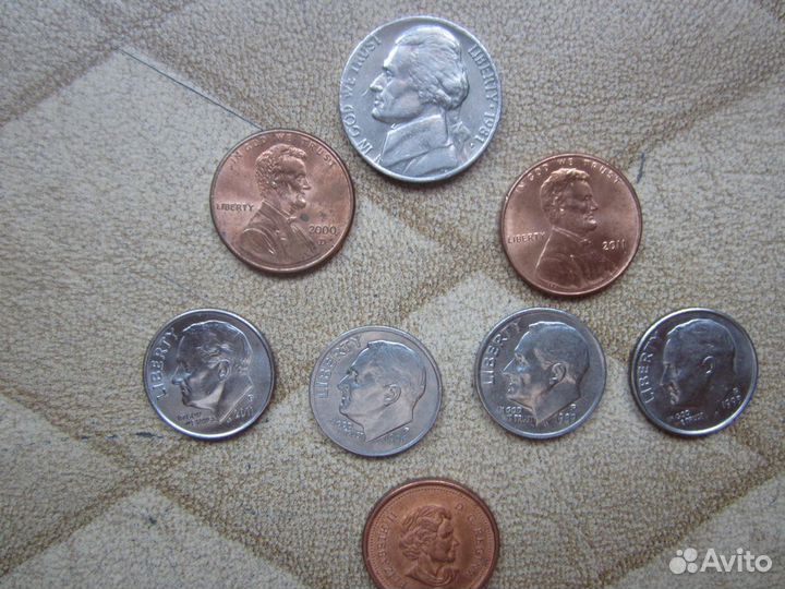 Монеты США, Канады