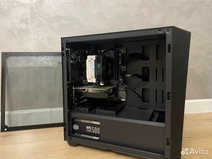 Игровой компьютер i310100F + gtx1050ti + монитор