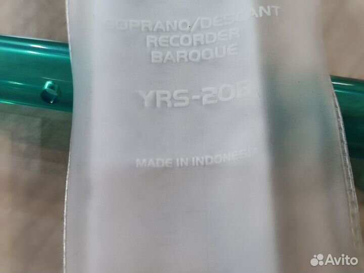 Блок-флейта yamaha YRS-20BB (барочная система)