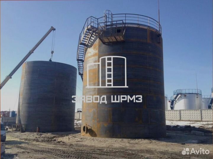 Резервуар вертикальный стальной 700 кубов