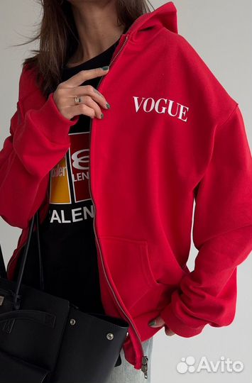 Зип zip худи vogue Balenciaga 3 цвета женский