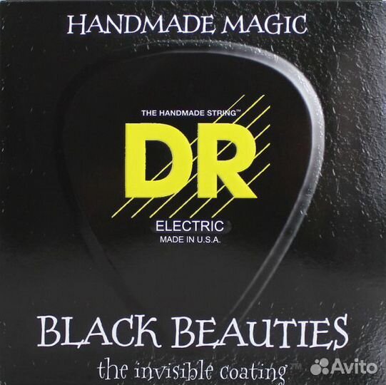 Струны черные DR BKE-10/52Black Beauties