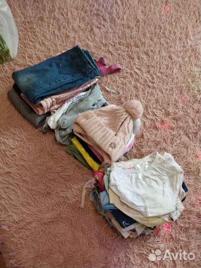 Вещи пакетом на девочку