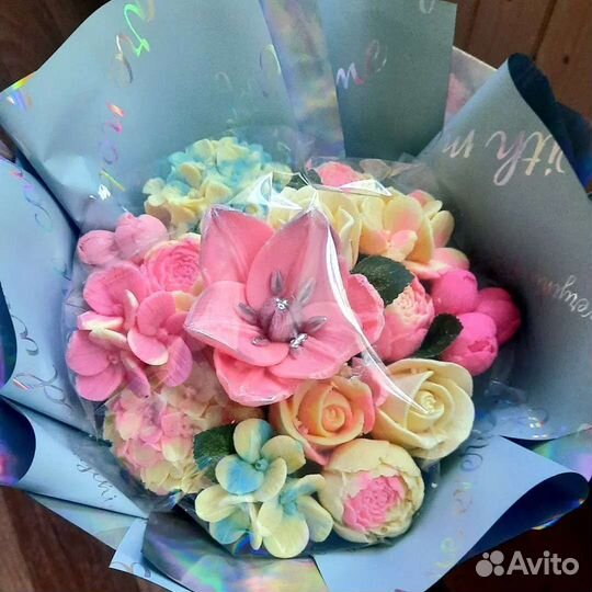 Цветы из шоколада