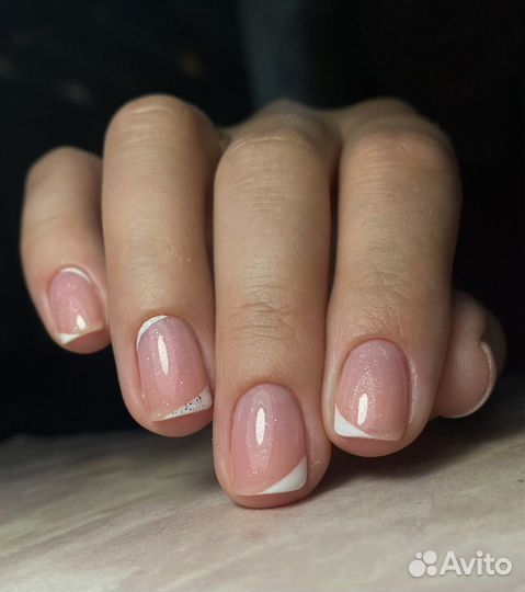 Маникюр укрепление гелем