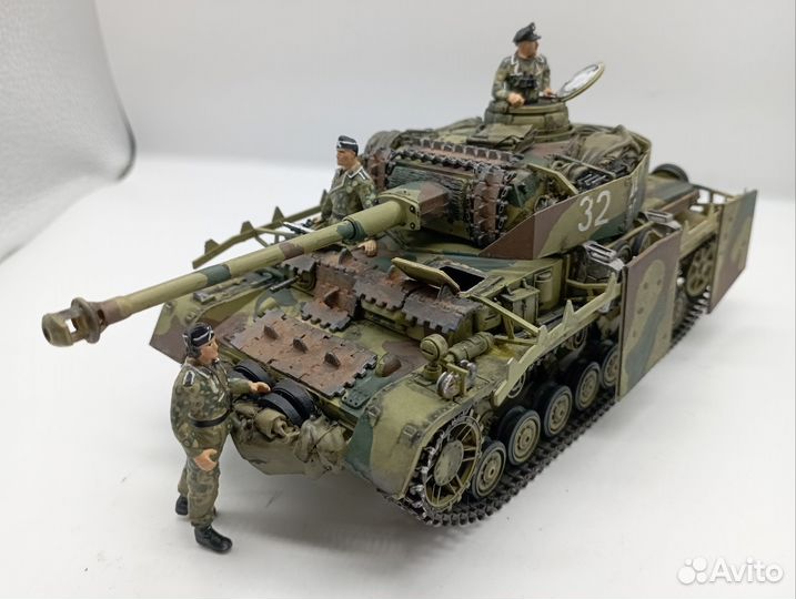 Модель танк pzkmpfw IV в масштабе 1:35