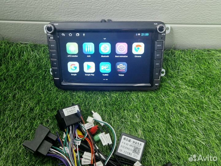 Магнитола Универсальная Volkswagen Skoda 8дюймов