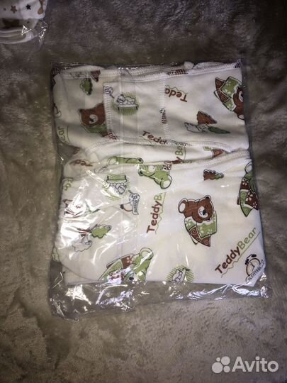 Новые комплекты чепчик рспашонка ползунки