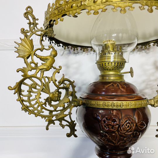 Лампа керосиновая антикварная