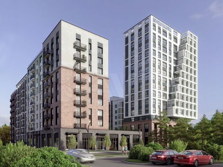 2-к. квартира, 58 м², 6/9 эт.