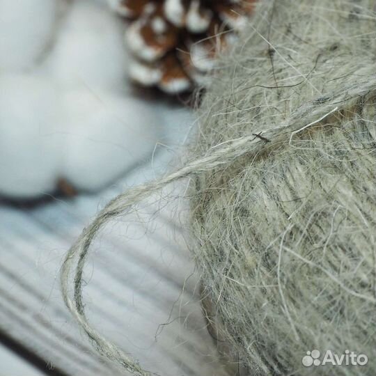 Пряжа шерсть ангоровых коз + пух