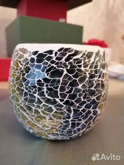 Подсвечник мозаика в Марокканском стиле