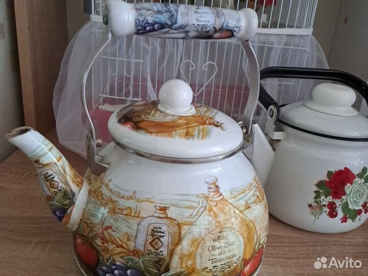 Чайник эмалированный