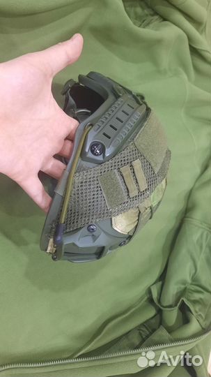 Шлем без ушей. свмпэ+ чехол на шлем