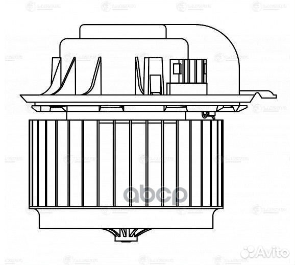 Э/вентилятор отоп. VW touareg (02) /audi Q7 (05