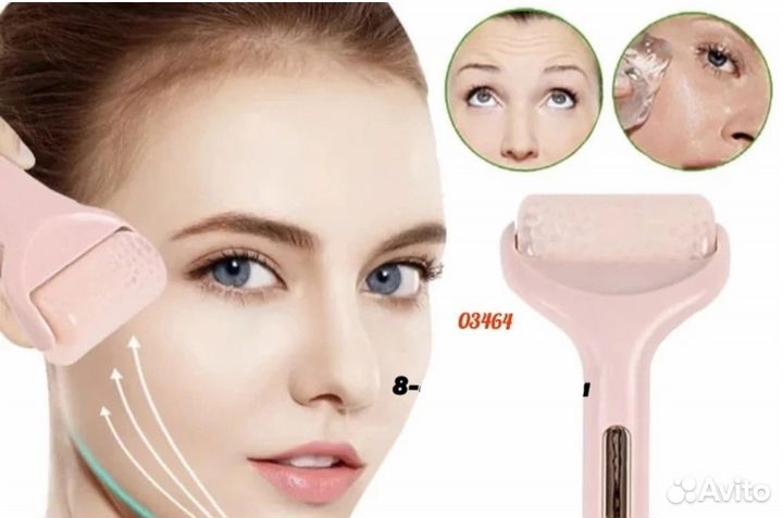 Массажер для лица и тела роликовый лимфодренажный