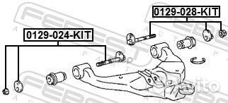 Болт с эксцентриком toyota hilux 2004-2012 0129