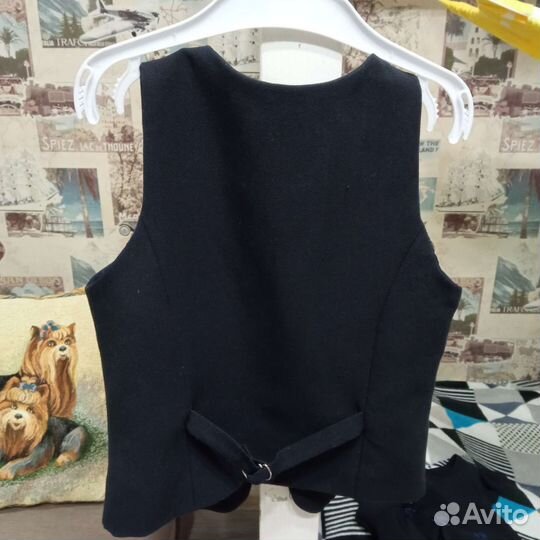 Жилетка для девочки школьная 128