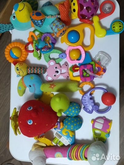 Игрушки для малыша Погремушки грызунки шуршалки