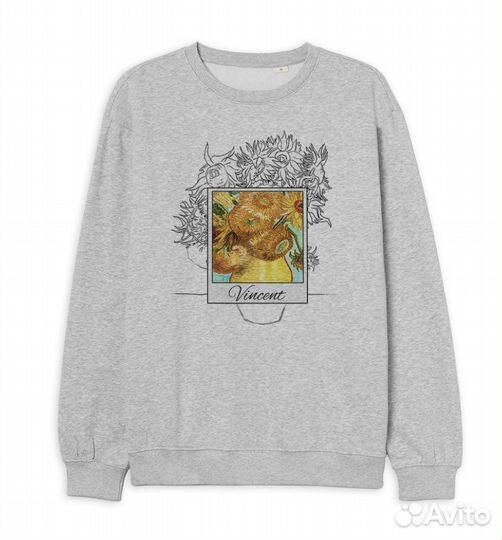 Свитшот Подсолнухи, Ван Гог