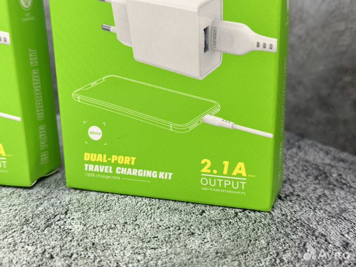 Блок питания для телефона + USB кабель DC02L