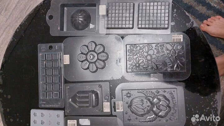 Пластиковая форма для шоколада