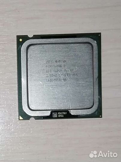 Процессор intel pentium d820 2.8ghz
