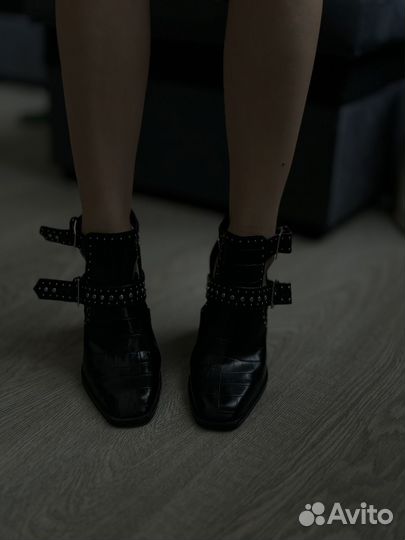 Ботильоны zara 37 размер