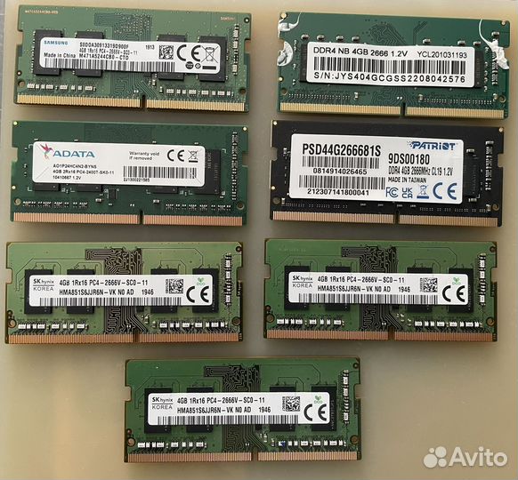 Sodimm ddr4 4gb
