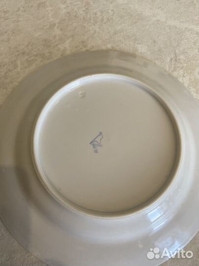 Тарелка Дулево цветы