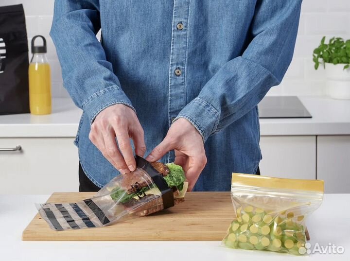 Зип пакеты IKEA istad, 60 шт (новые)