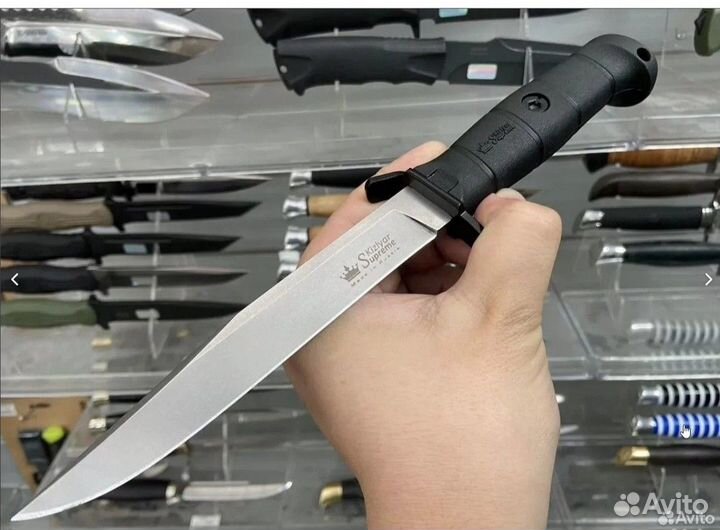 Нож Vector Kizlyar Supreme 420HC StoneWash