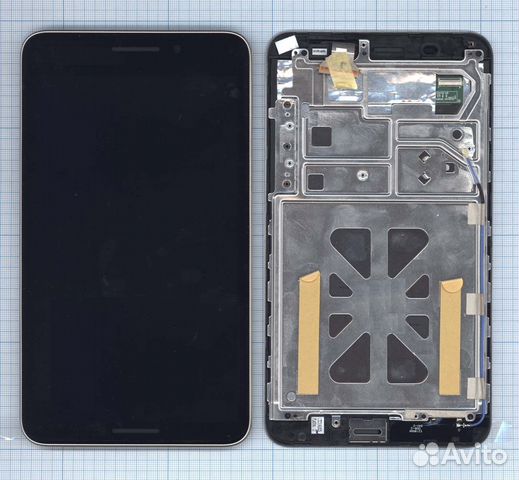 Модуль для Asus FonePad 7 FE375CXG черный с рамкой