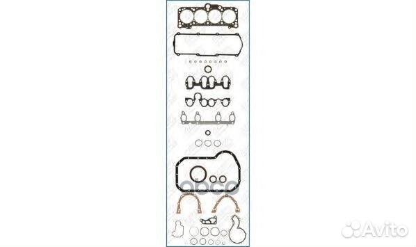 Комплект прокладок двигателя (полный) audi 80/9