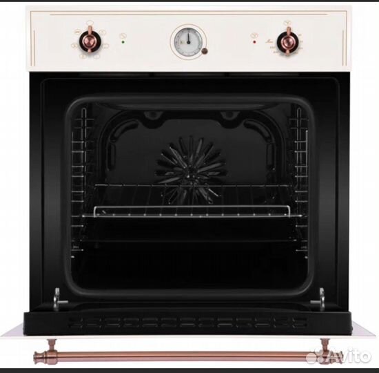 Новый духовой шкаф Hyundai HEO 6636 BE (бежевый)