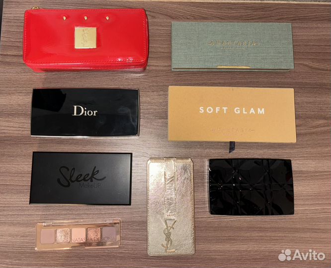 Палетки Dior, Denona, YSL, ABH