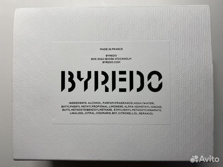 Туалетная вода Byredo BAL D afrique 100ml