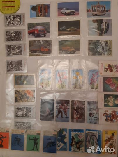 Календари отрывные и коллекция карманных