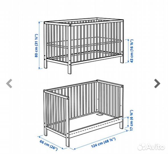 Детская кровать IKEA гулливер