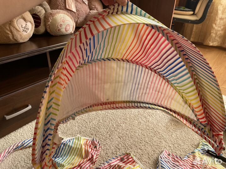 Летний кит на коляску stokke радужный