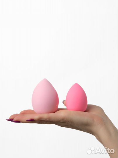 Спонжи для макияжа 2 шт