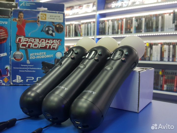 Контроллеры Move для PS3 и PS4