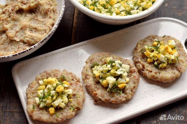 Лепим руками Зразы Мясные с Яйцом домой