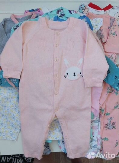 Набор вещей с рождения и до полугода