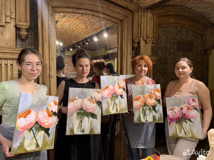 Атмосферные мастер-классы по живописи (выездные)