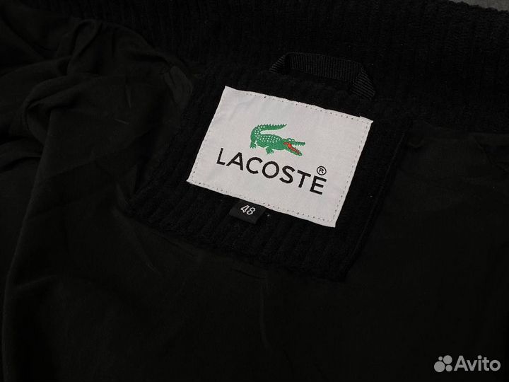 Вельветовый бомбер Lacoste