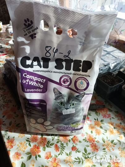 Наполнитель для кошачьего туалета комкующийся