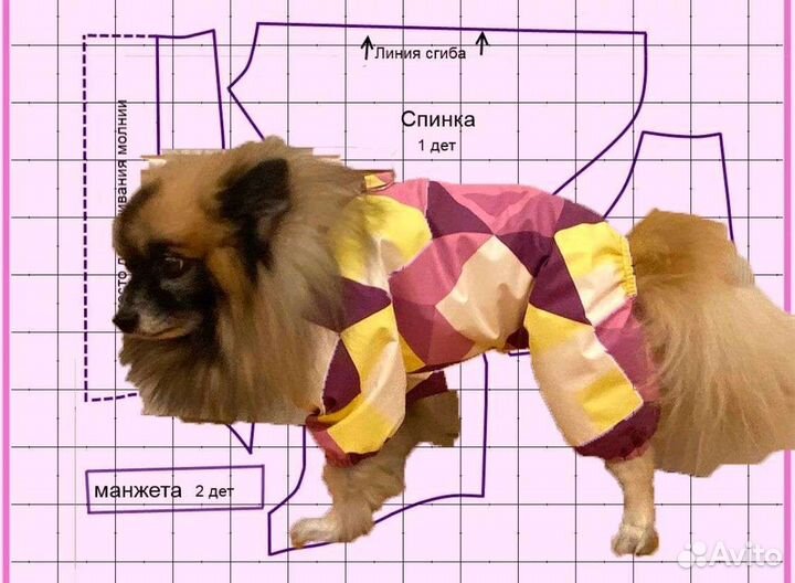 Выкройки одежды для собак,одежда для собак