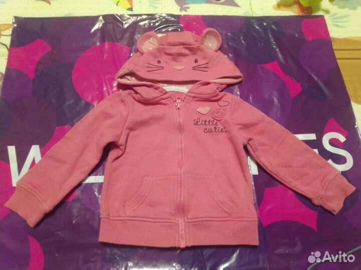 Кофта теплая на малышку