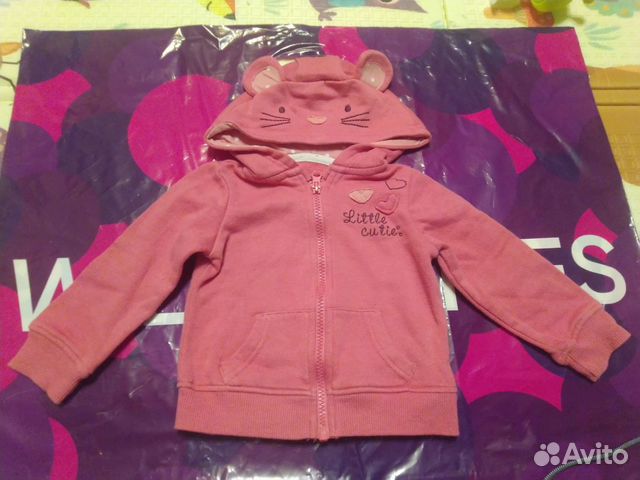 Кофта теплая на малышку